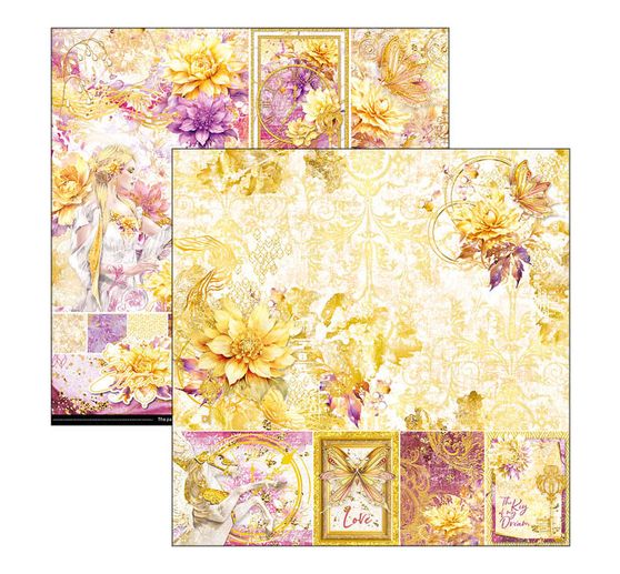 Papier scrapbooking « Ethereal »