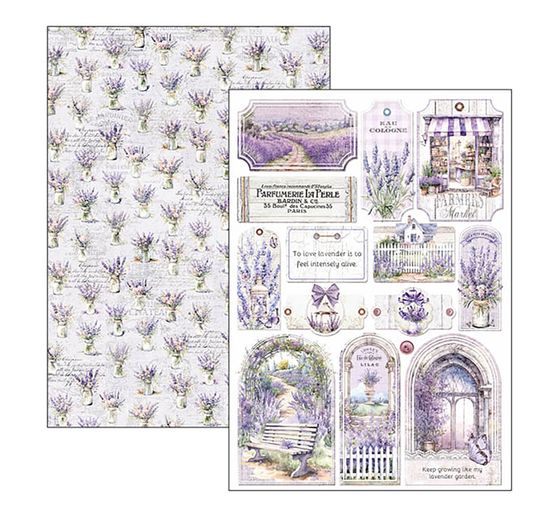 Paper set "Morning in Provence"
