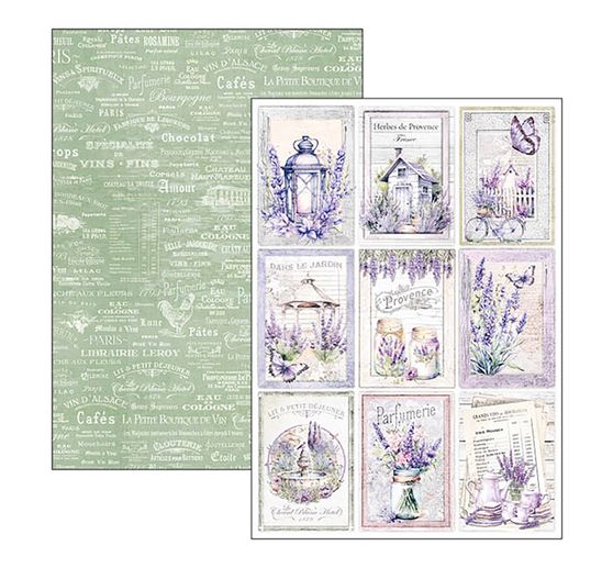 Paper set "Morning in Provence"