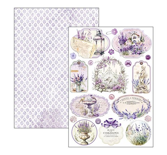 Paper set "Morning in Provence"