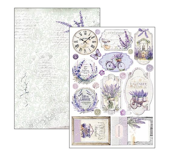 Paper set "Morning in Provence"