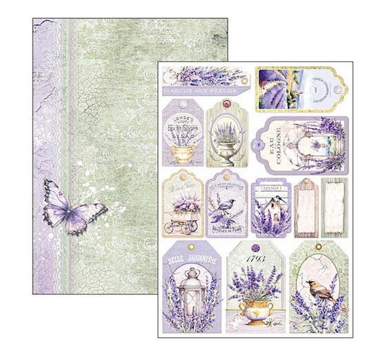Paper set "Morning in Provence"