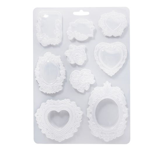 Casting mould "Precious - Picture frame roses"
