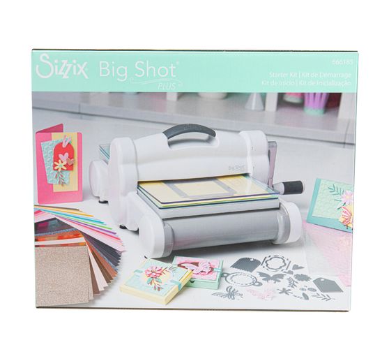 Sizzix Big Shot Plus White & Gray « Starter Kit »