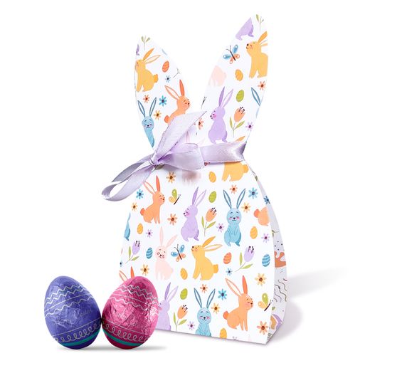 Motif photo cardboard "Easter bunnies"