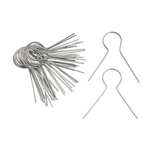 Œillets d'accroche pour œufs/boules, 90 pièces