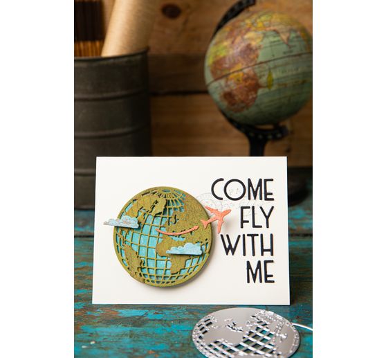 Sizzix Thinlits Punching template "World Travel by Tim Holtz"