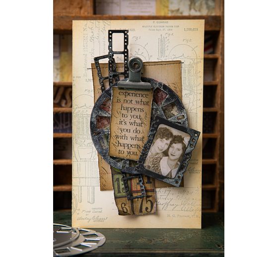 Gabarit d'estampe Sizzix Thinlits &laquo; Picture Show by Tim Holtz &raquo;