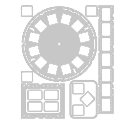 Gabarit d'estampe Sizzix Thinlits &laquo; Picture Show by Tim Holtz &raquo;