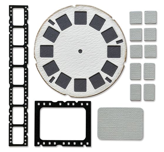 Gabarit d'estampe Sizzix Thinlits &laquo; Picture Show by Tim Holtz &raquo;