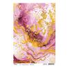 Motif straw silk "Ethereal - Shades of Pink"