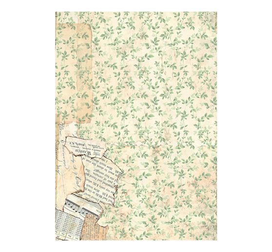 Motif straw silk backgrounds "Garden"