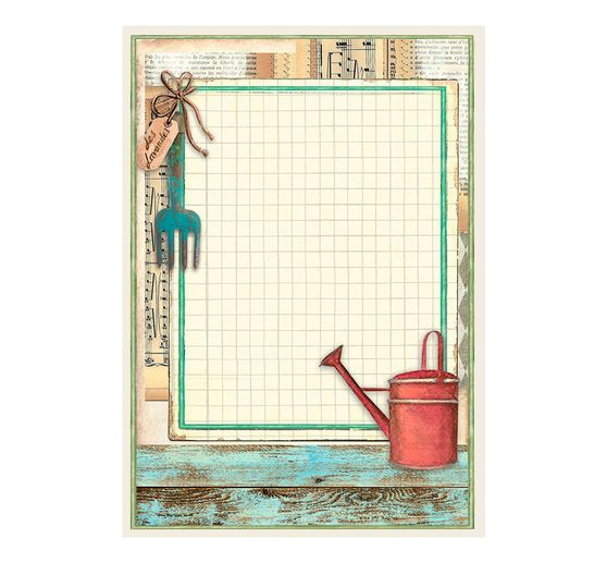 Motif straw silk backgrounds "Garden"