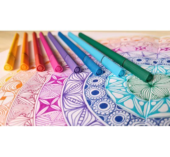 Set de fineliners Bruynzeel, 6 pc.
