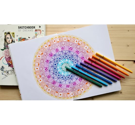 Ensemble Bruynzeel fineliner-24 couleurs