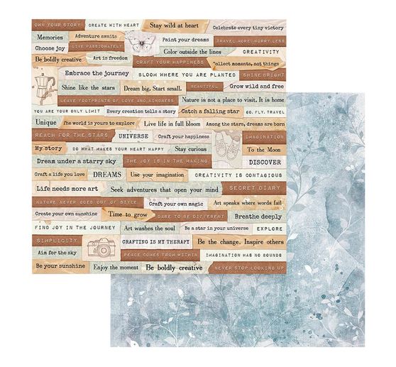 Bloc de papier scrapbooking « Secret Diary »