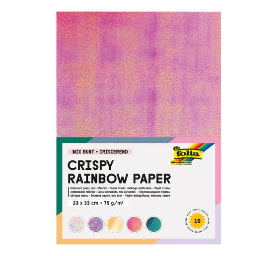 Assortiment de papier iridescent « Crispy Rainbow »