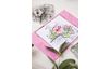Gabarit d’estampe Sizzix Framelits et tampon Clear Stamps « Floral Mix Cluster »