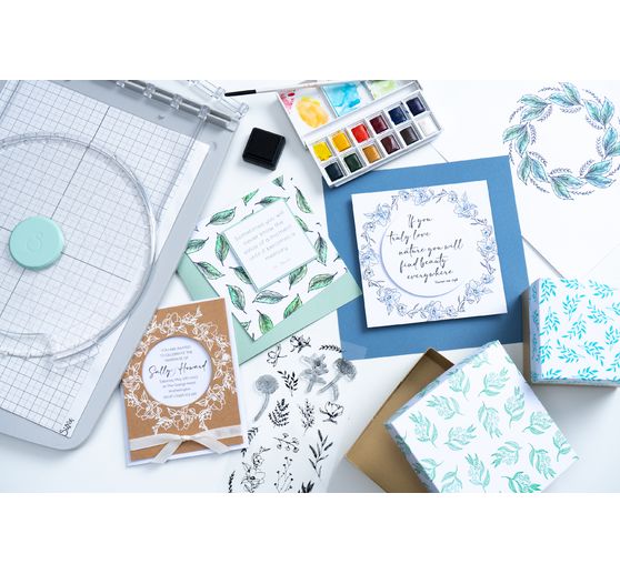 Sizzix Clear Stamps set « Garden Botanicals »