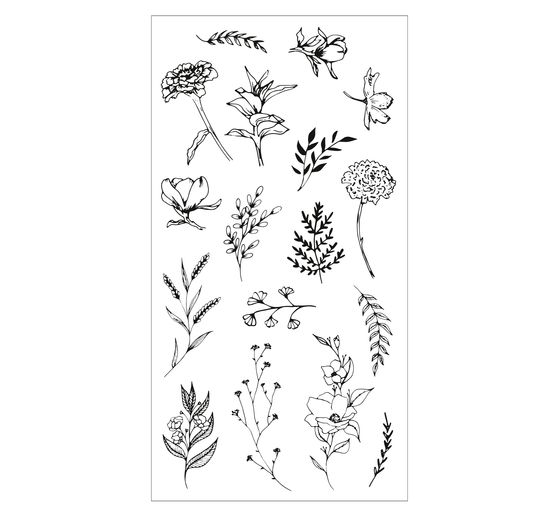 Sizzix Clear Stamps Set "Garden Botanicals"