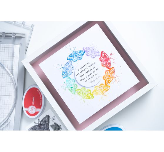 Sizzix Clear Stamps set « Nature Butterflies »