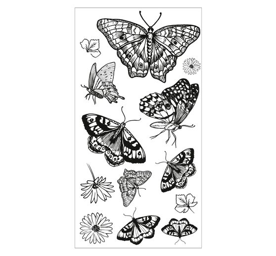 Sizzix Clear Stamps set « Nature Butterflies »