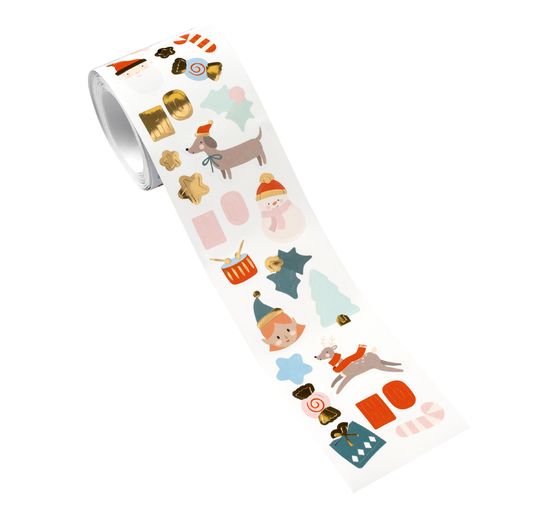Rouleau de stickers « Période hivernale »