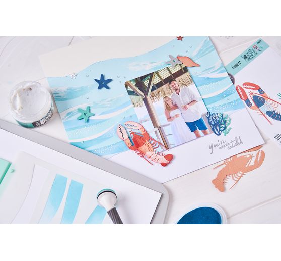 Sizzix Thinlits Punching template "Ocean Critters"