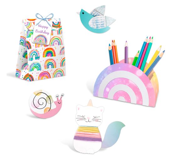 Kit créatif papier « Cute Rainbow »