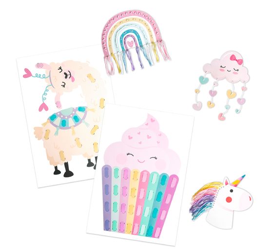 Kit créatif papier « Cute Rainbow »