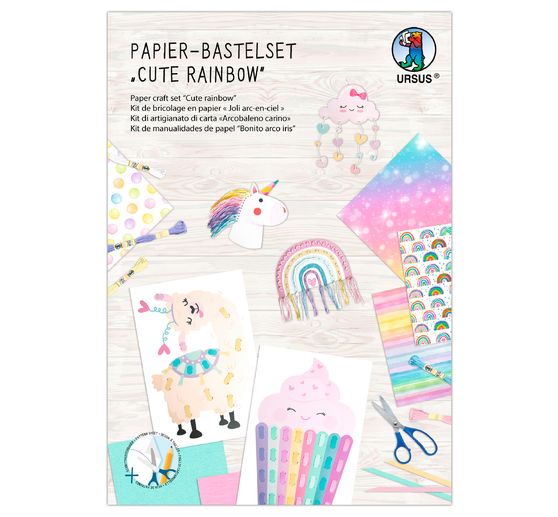 Kit créatif papier « Cute Rainbow »