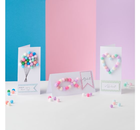 Cartes doubles avec enveloppes « DL », 50 pc.
