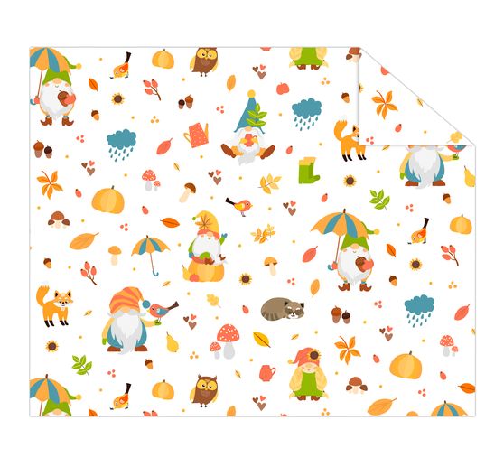 Papier cartonné à motifs « Lutins d'automne »