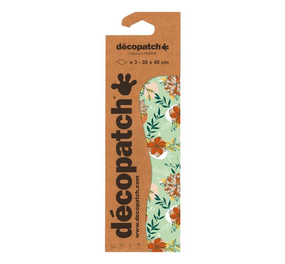 Papier Décopatch « Dahlia »