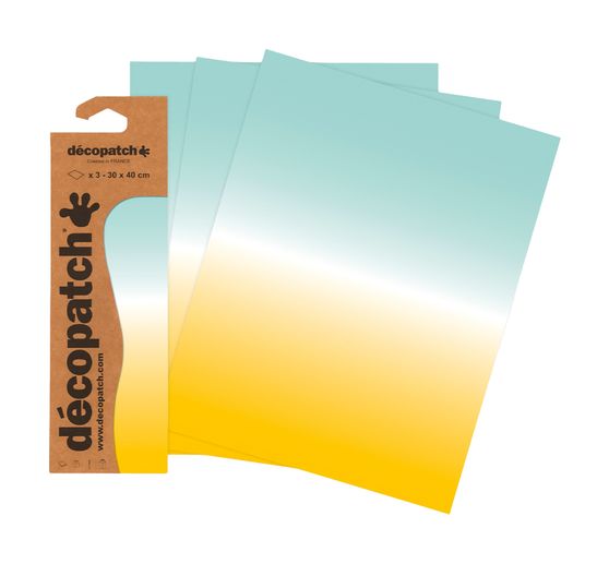 Papier Décopatch « Dégradé de couleurs »