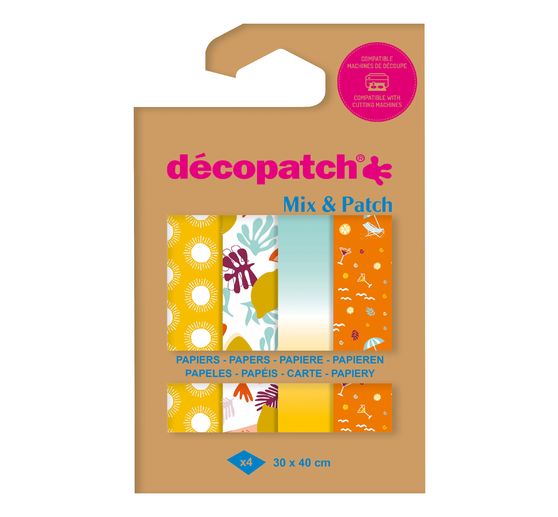 Décopatch Pocket Hot foil Collection Mix and Patch « Summer Day »