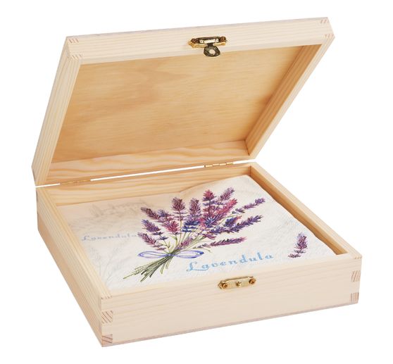 Boîte à serviettes VBS, pin