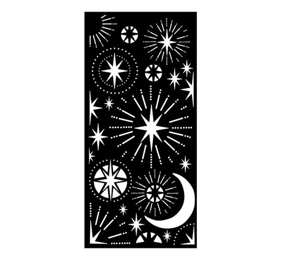 Pochoir « Stars and moon »