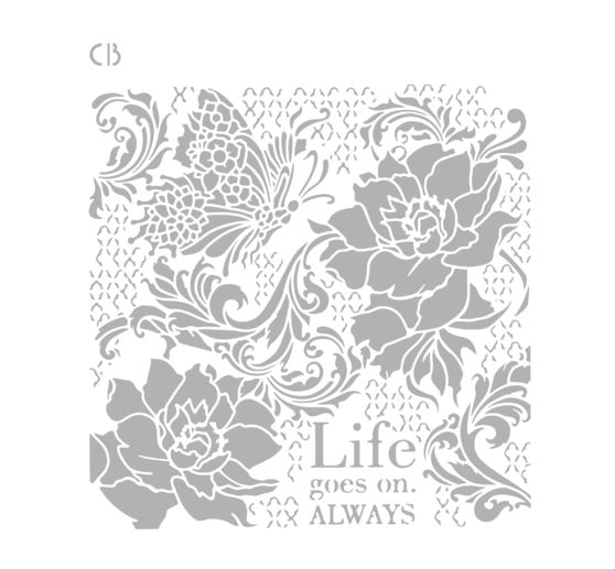 Pochoir « Ethereal – Life goes on »
