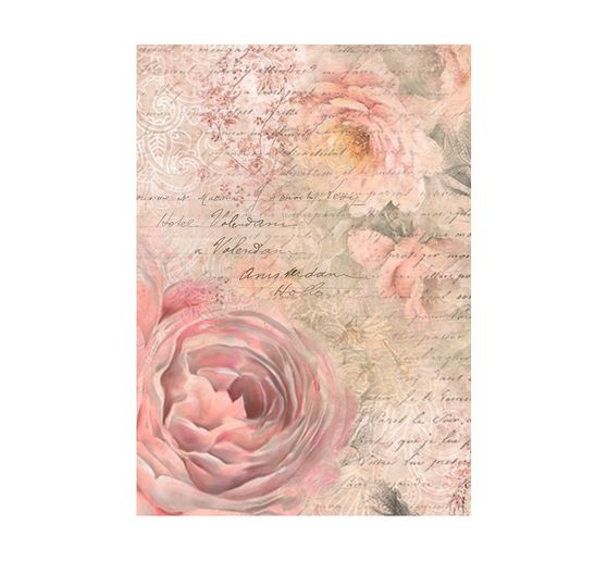 Soies de paille à motifs Backgrounds « Shabby Rose »