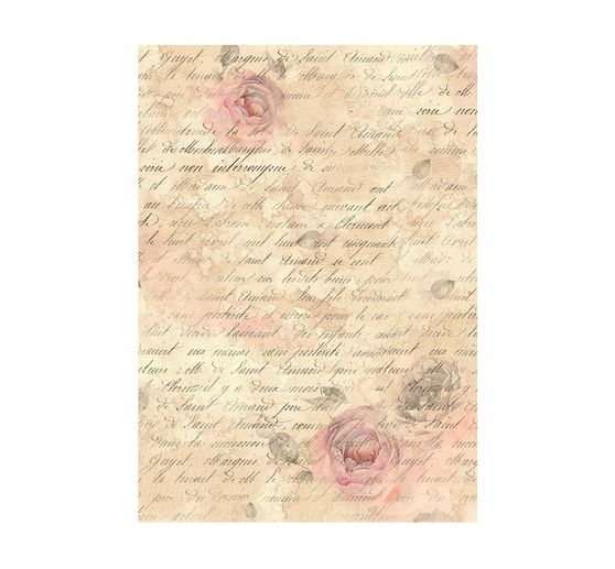 Soies de paille à motifs Backgrounds « Shabby Rose »