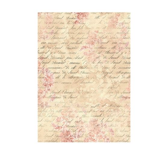 Soies de paille à motifs Backgrounds « Shabby Rose »