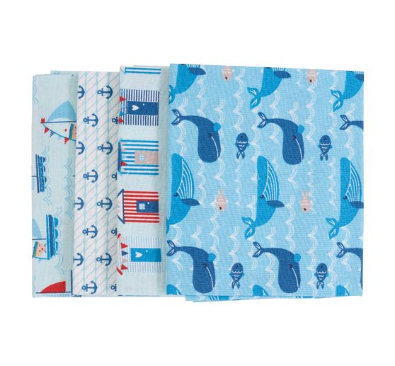 Assortiment de tissus Patchy « Bord de mer »