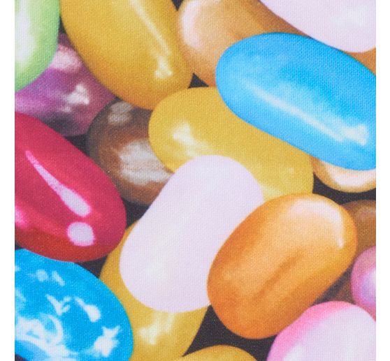 Tissu déco à motifs au mètre « Candy Drops »