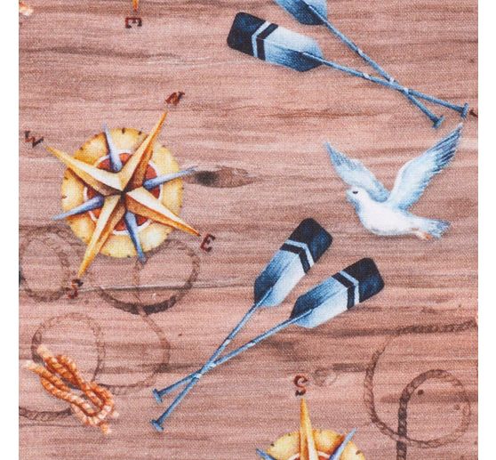 Tissu coton au mètre « Navigation »