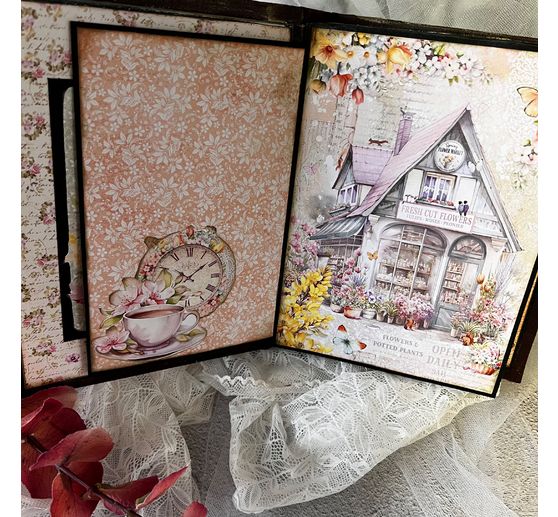 Scrapbook paper "Flower Shop"