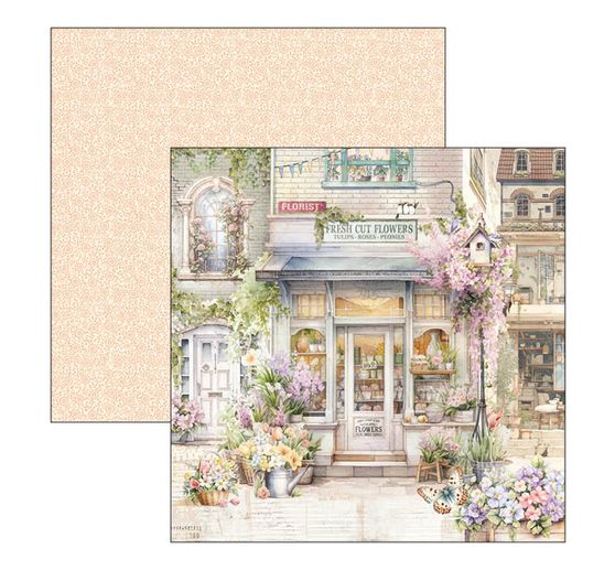 Scrapbook paper "Flower Shop"