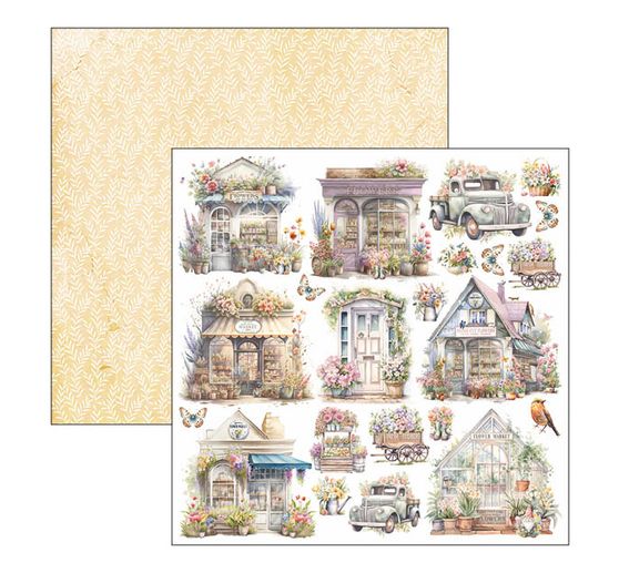 Scrapbook paper "Flower Shop"