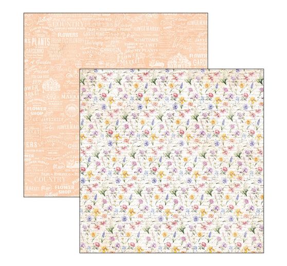Scrapbook paper "Flower Shop"