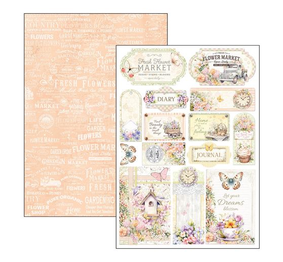 Paper set "Flower Shop"